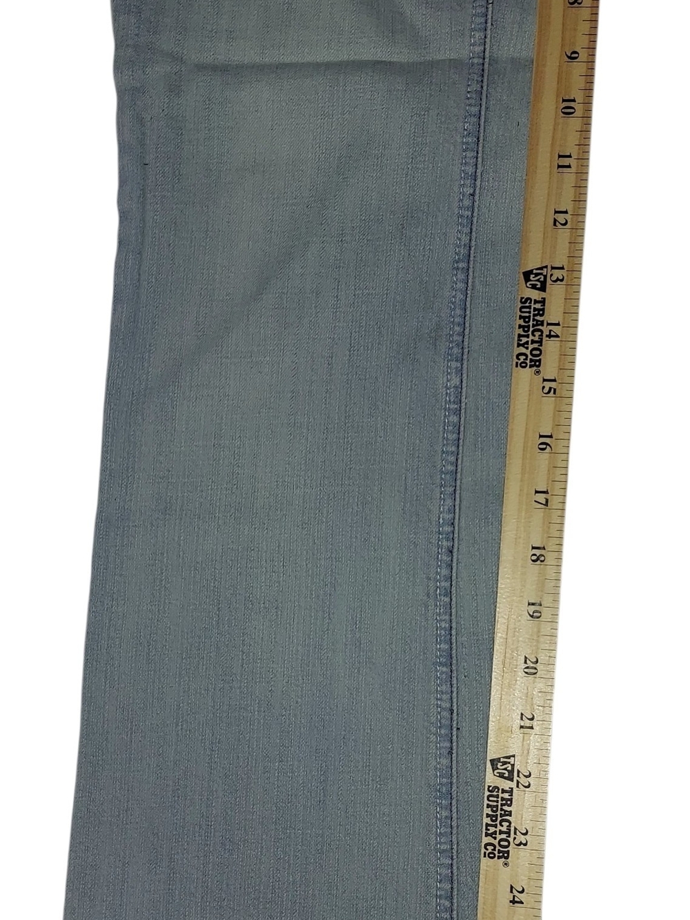 Chico's Platinum Gray-Blue Flare Jeans - Picture 2 of 6